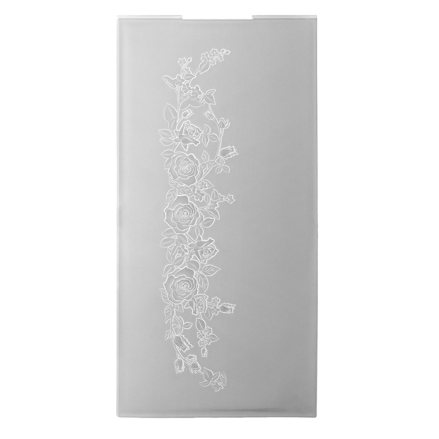 La scelta di Nellie • Cartella per embossing 3D bordo rose 10,5x20,5 cm
