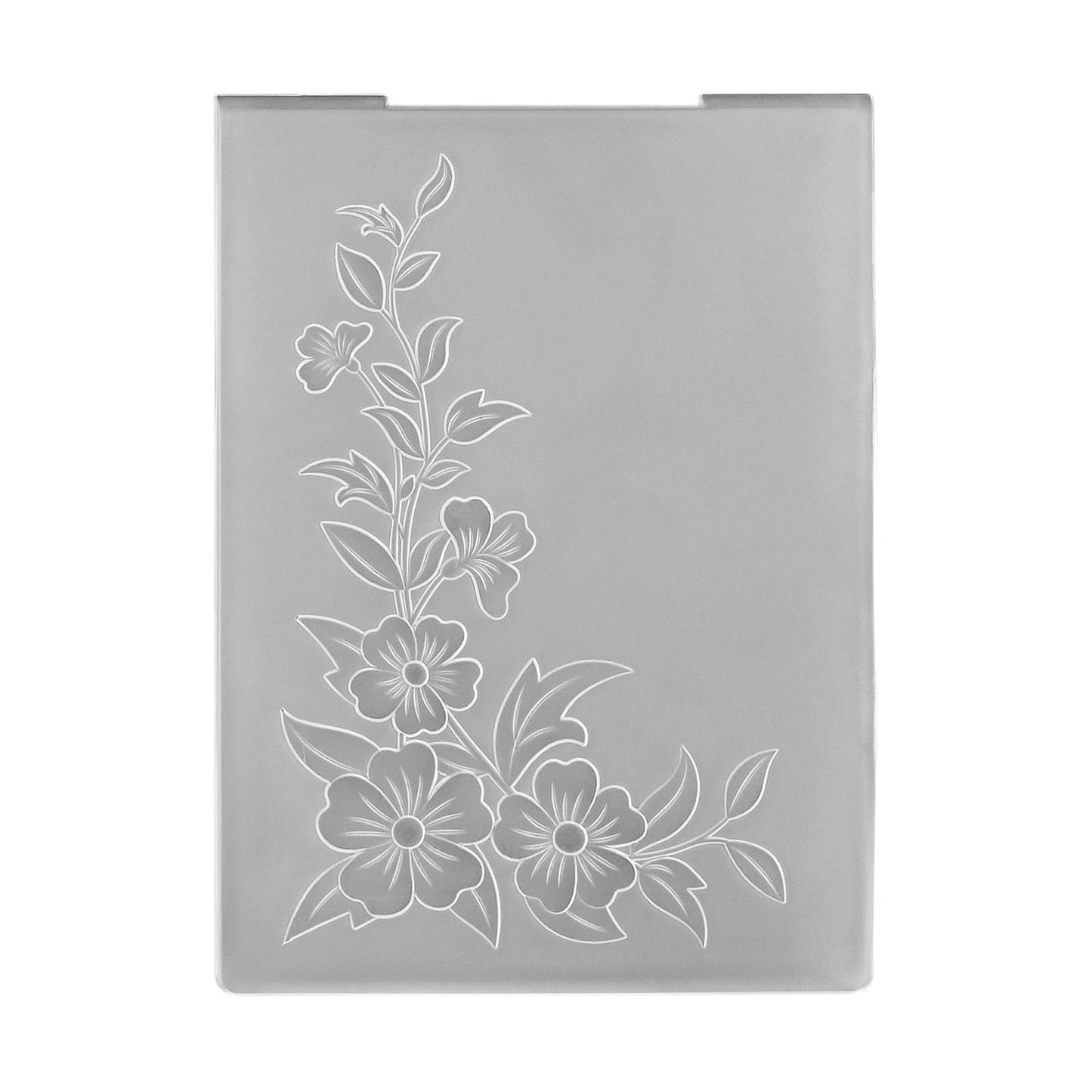 La scelta di Nellie • Cartella per embossing 3D ad angolo con fiori 10,5x10,5 cm