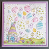 La elección de Nellie • Fondo de carpeta con relieve 3D Huevos de Pascua 15x15cm