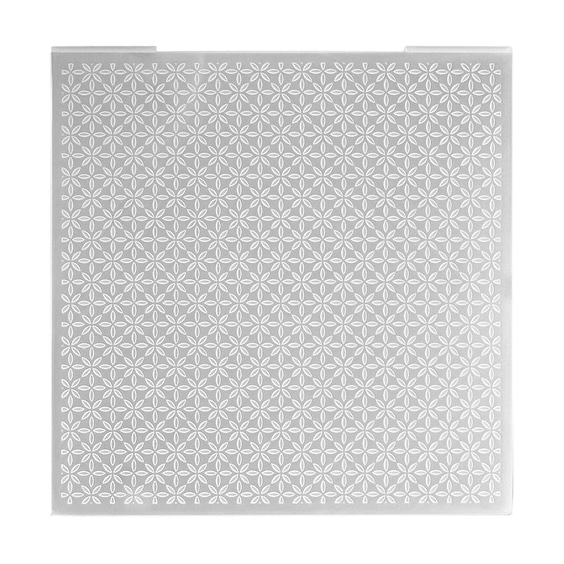 Nellie's choice • 3d embossing folder achtergrond kerststerretjes 15x15cm
