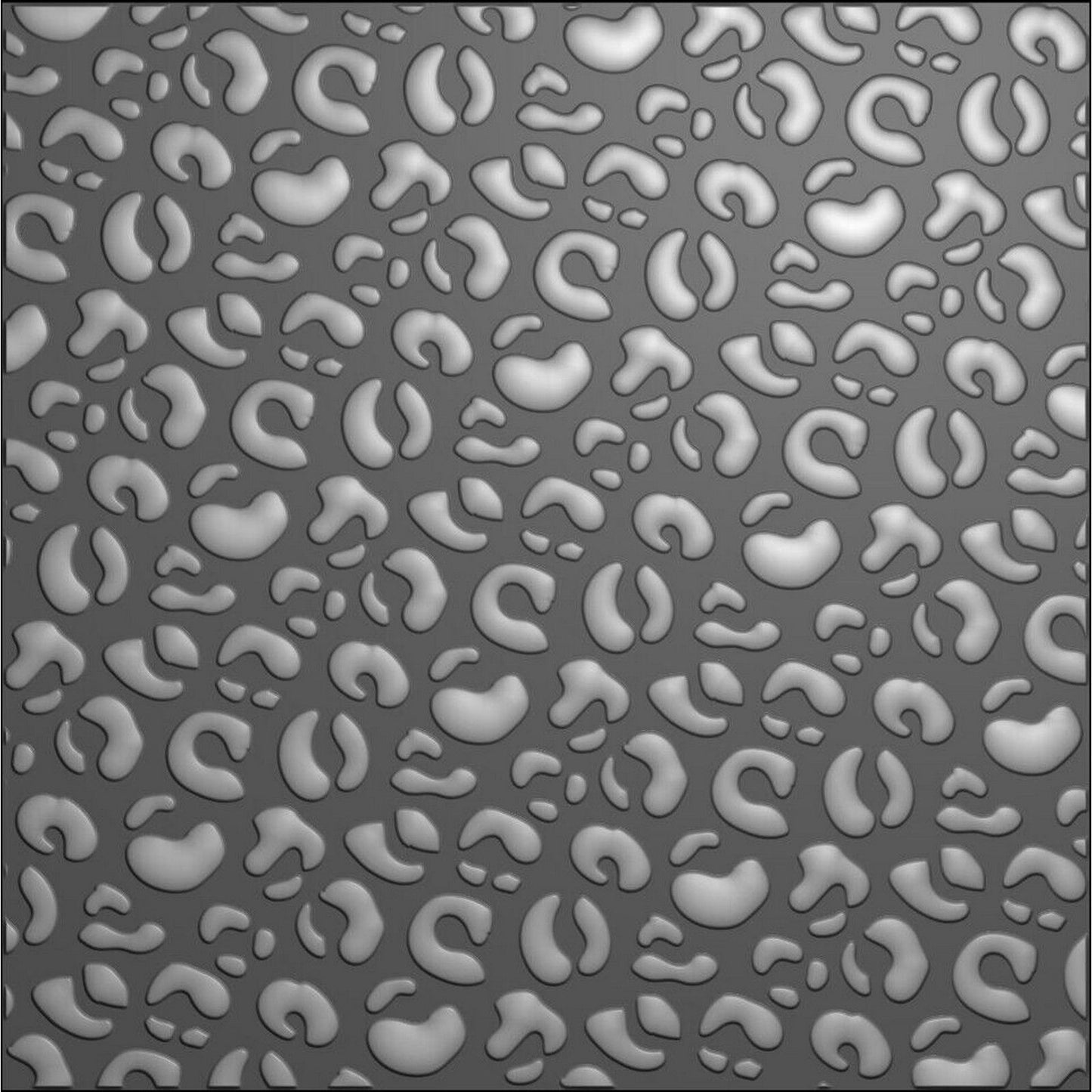Nellie's choice • 3d embossing folder achtergrond luipaard 15x15cm