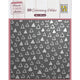 Nellie's choice • 3d embossing folder achtergrond driehoeken 15x15cm