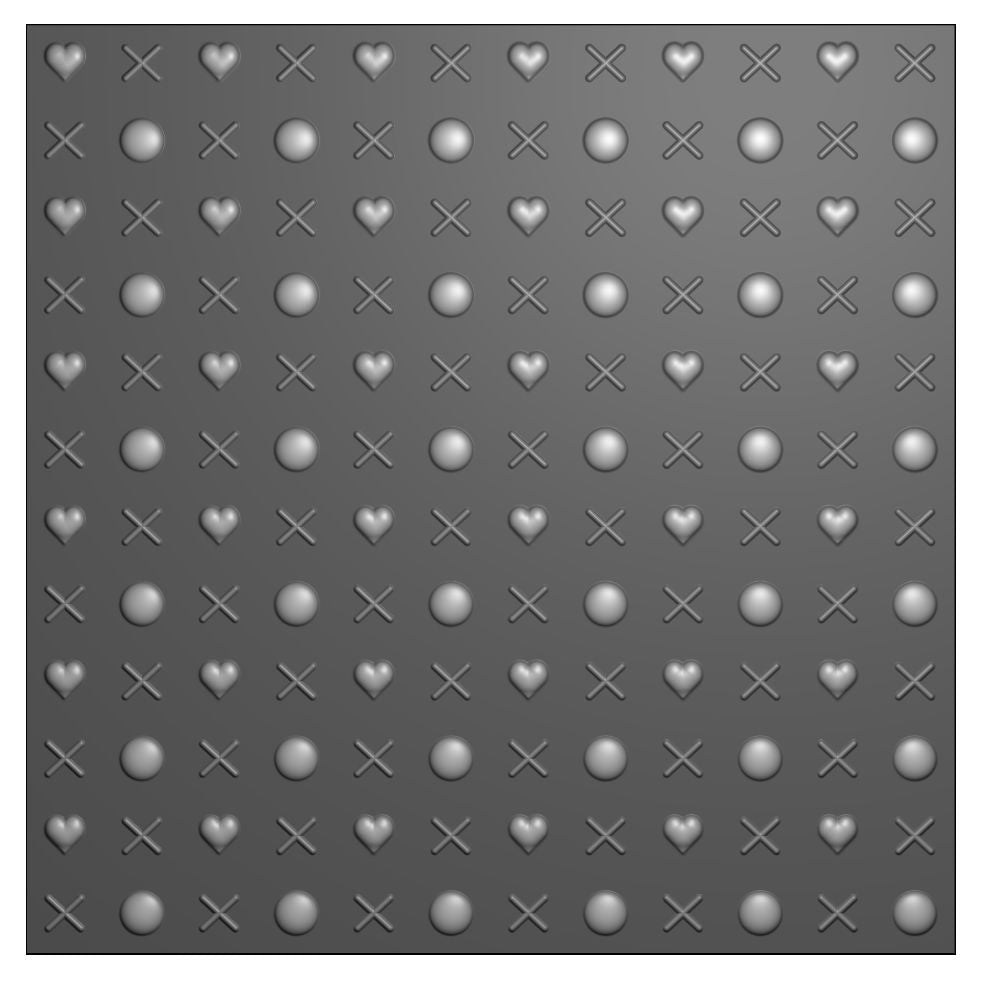 Nellie's choice • embossing folder achtergrond knuffel en kus 15x15cm