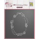 Nellie's choice • 3d embossing folder pasen bloemenkrans 15x15cm