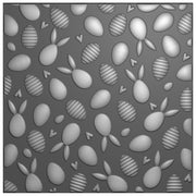 Nellie's choice • 3D embossing folder background rabbits and Easter eggs 15x15cm - afbeelding 2