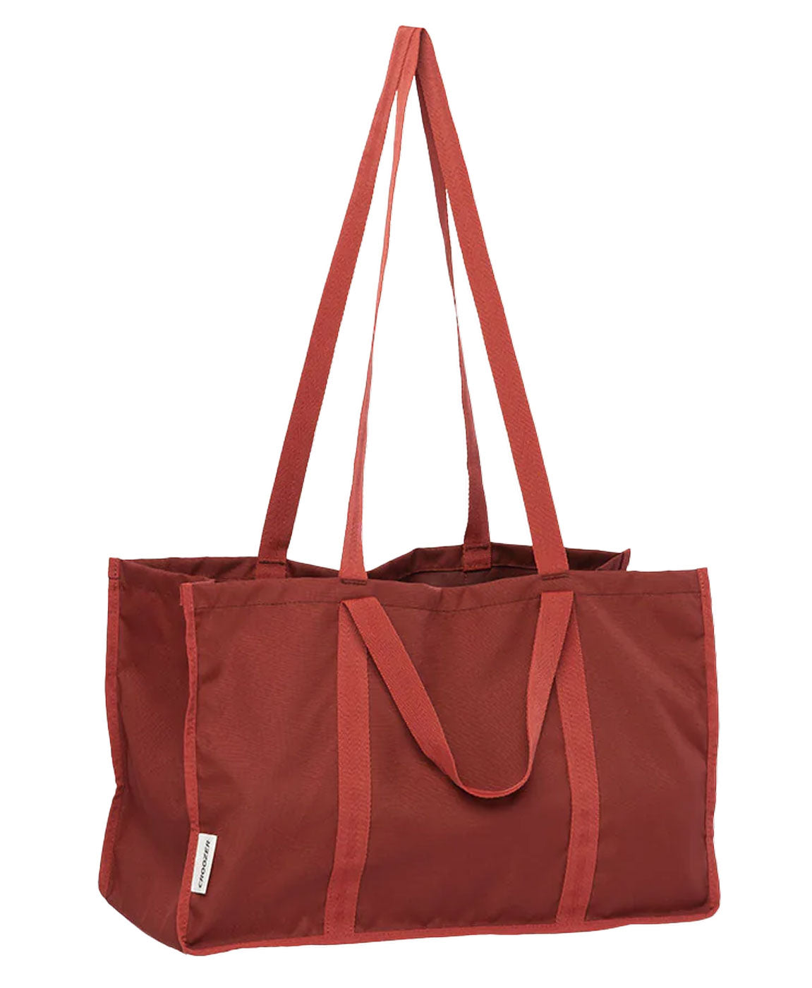 Bolsa de compras Croozer para remolque de carga rojo lava