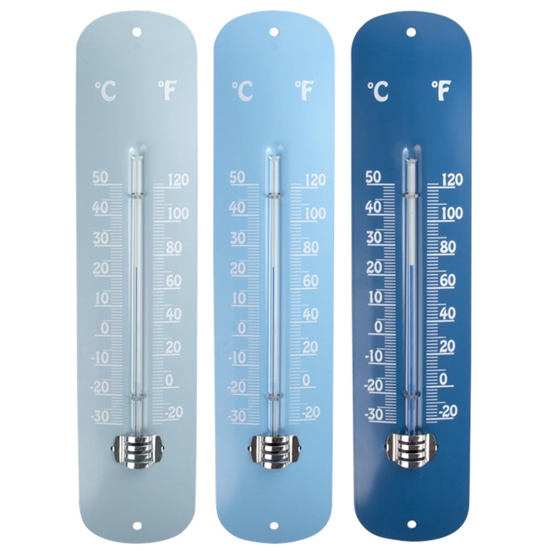 Termometro di design Esschert zinco blu