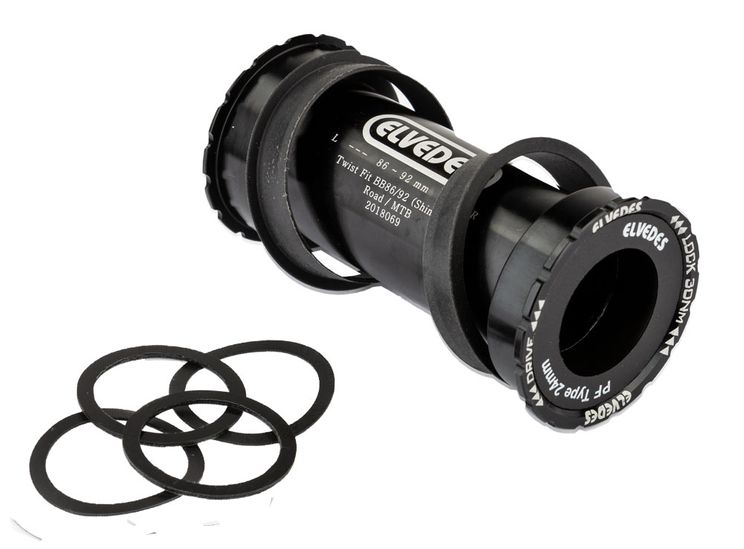 Eje de pedalier Elvedes Twist Fit BB86 BB92 Shimano