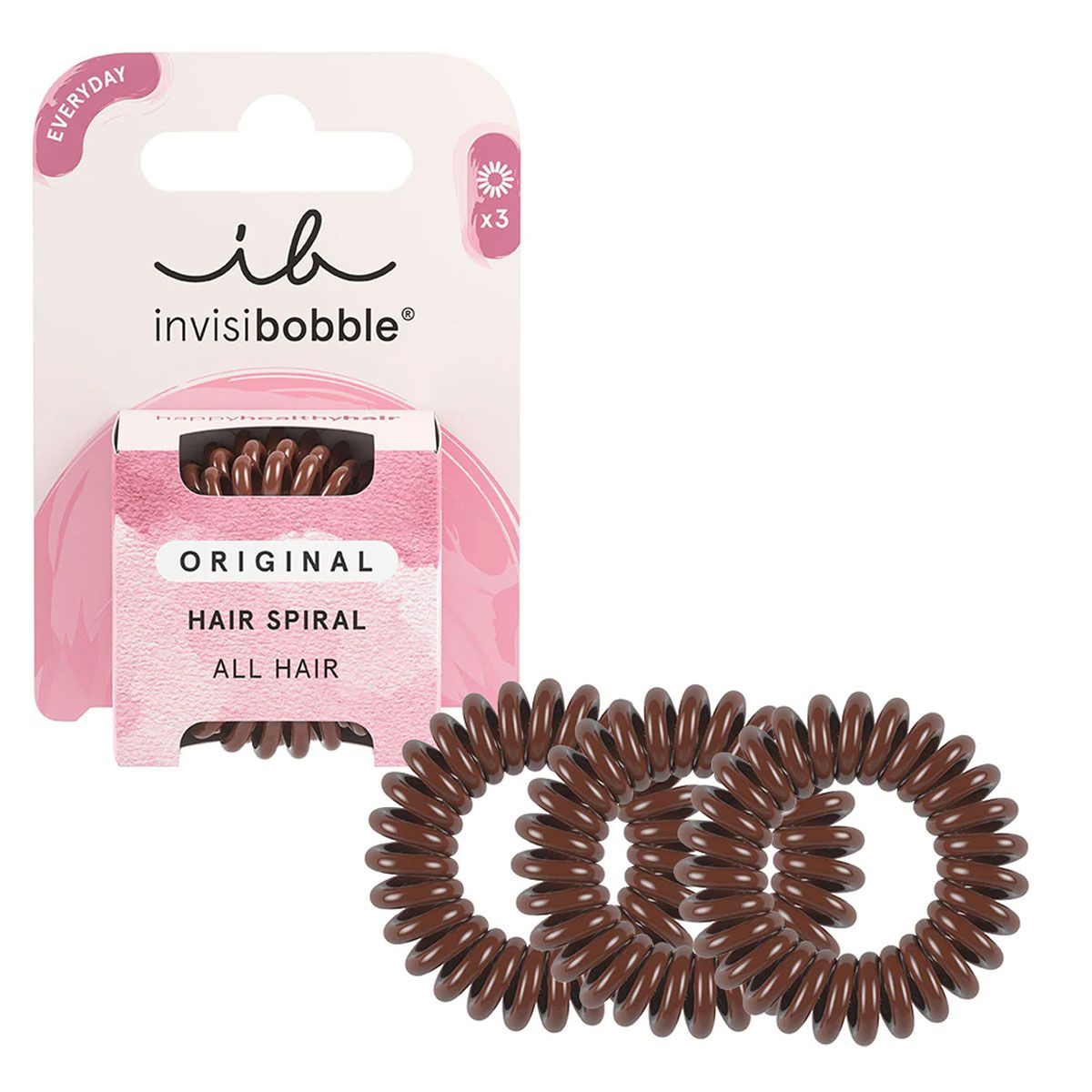 Invisibobble Invisibobble Original Pretzel Brown 3 pezzi