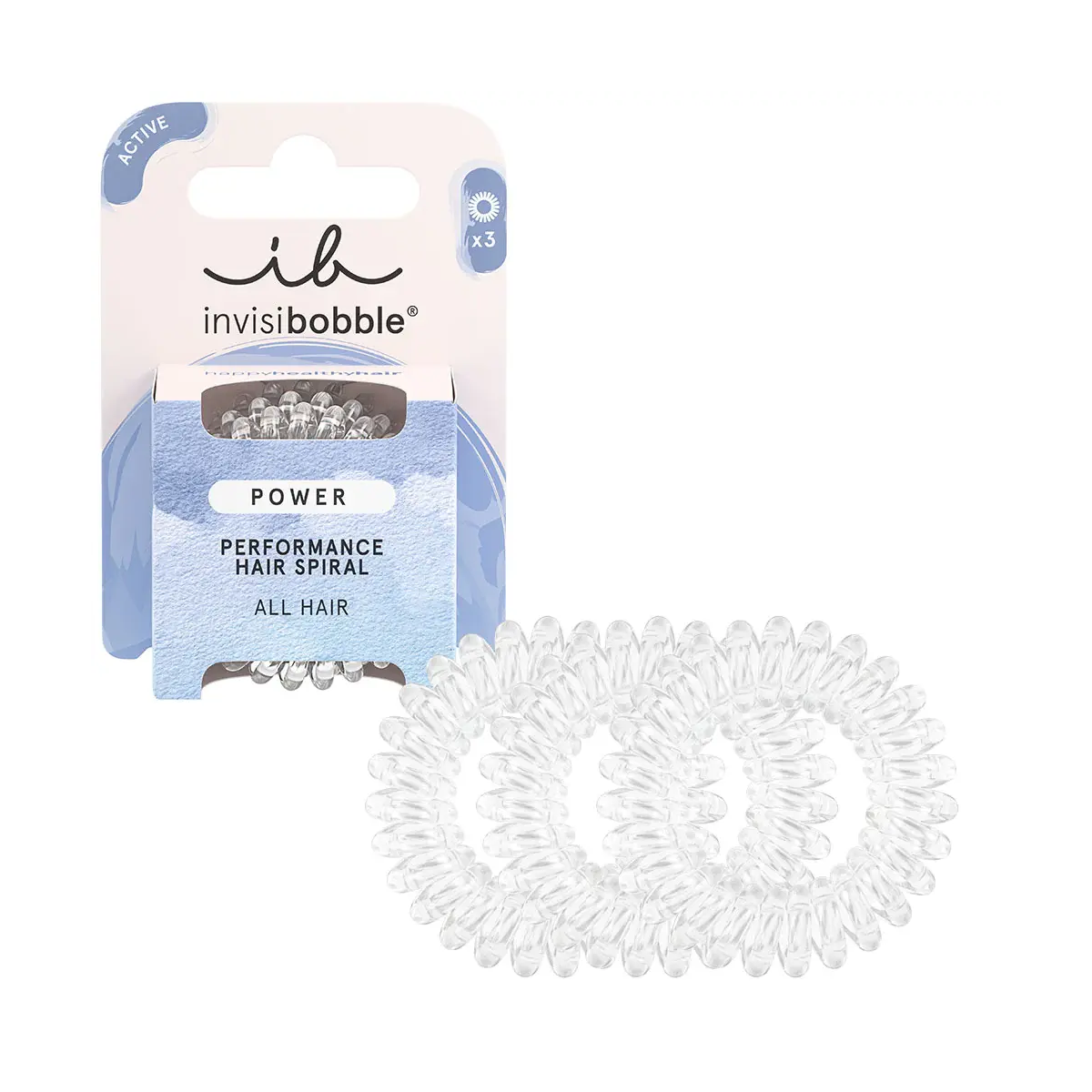 Invisibobble invisibobbble cristal transparente 3 piezas
