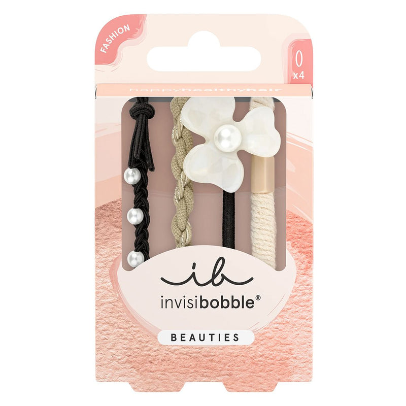 Invisibobble bellezze fiore perla 4 pezzi.