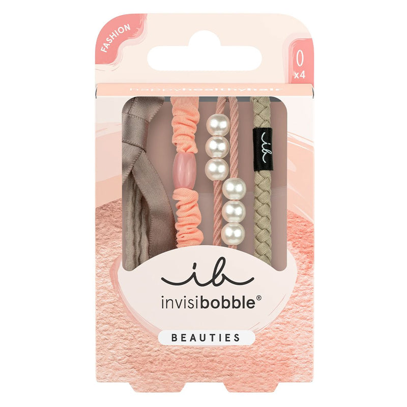 Invisibobble bellezze in polvere perla 4 pezzi.