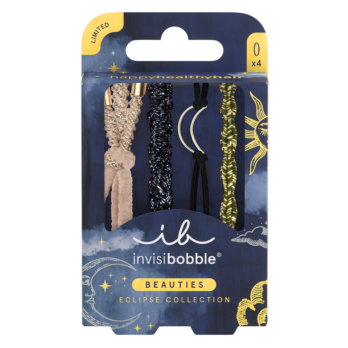 Invisibobble bellezze Eclipse Shadowshine 4 pezzi.
