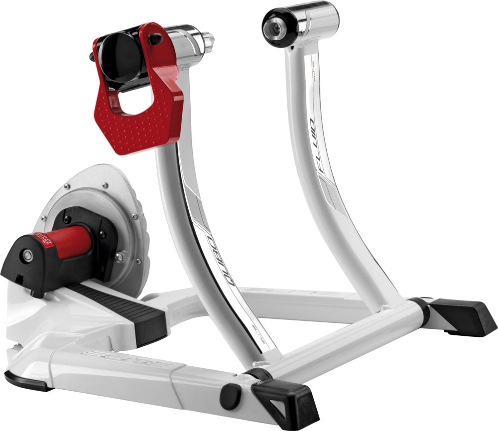 Entrenador turbo con ruedas Elite Qubo Power Fluid