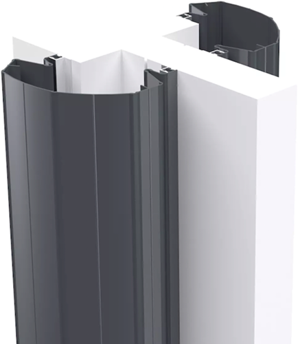 Perfil protector de dedos Ellen finprotect+ 120-120 blanco 250 - 805601250