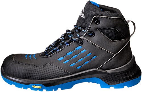 Emma safety footwear emma werkschoen crossforce d hoog s3 | zwart blauw | maat 41 - 8715316154720