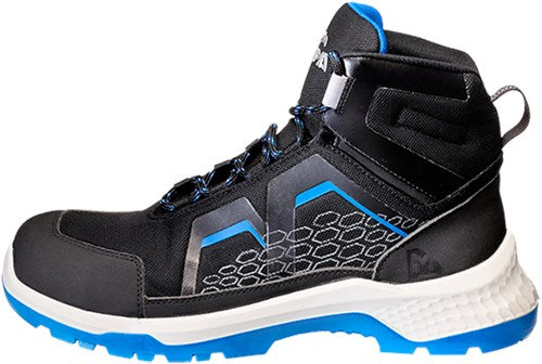 Emma safety footwear emma werkschoen crossforce fly d hoog s3 | zwart blauw | maat 45 - 8715316154164