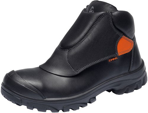 Emma safety footwear emma werkschoen vulcanus xd mm351868 lasschoen s3 | zwart (xd) | maat 45 - 8715316161056