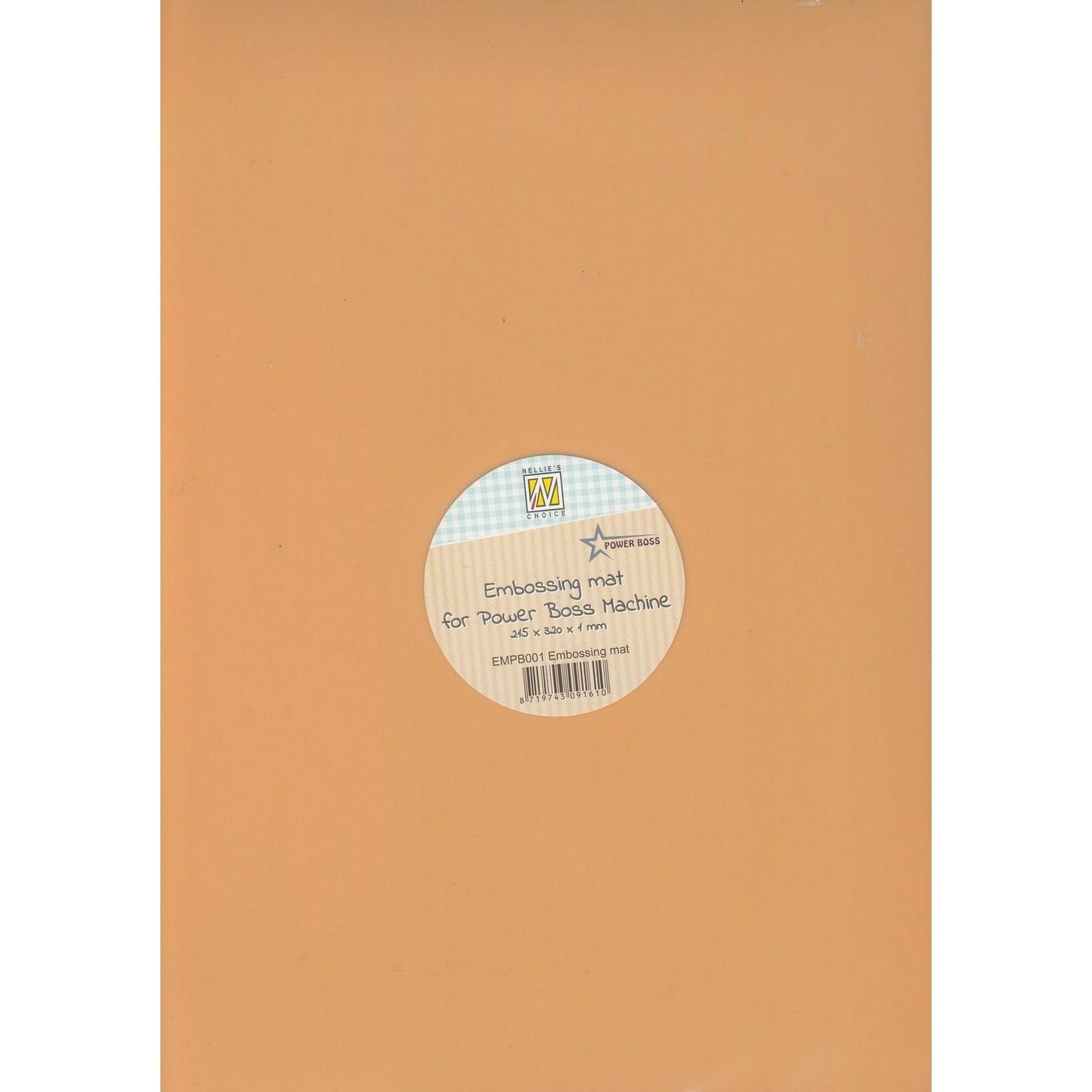 Nellie's choice • powerboss a4 embossing mat for powerboss black
