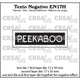 Crealies • texto negativo peekaboo (horizontaal)