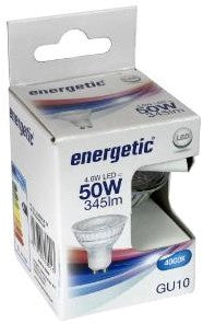 Foco LED energético gu10 4.7-50w 4000k - 2730114