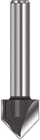Fresa Ent per scanalatura a V hm 90 gradi a 12,7mm, gambo 8mm - 7912048