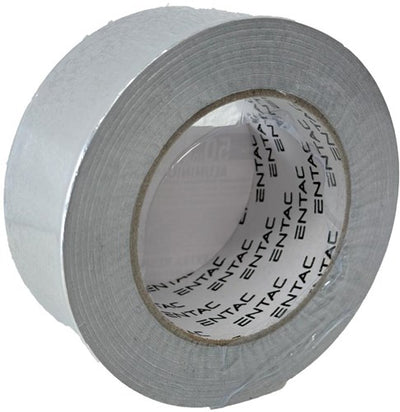 Nastro in alluminio Entac da 50 mm rotolo da 50 m argento - 4139565