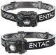 Entac Linterna frontal LED zoom 5w aluminio negro recargable - 5700315