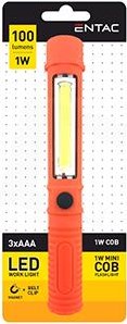 Lampada da lavoro a LED Entac 1w arancione 3xaaa - 5700245