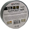 Nastro per riparazioni Entac rotolo da 50 mm 50 m nero - 4139544