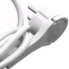 Entac tcd ra 3v 1,5m cable acodado con enchufe plano + interruptor blanco - 6872626