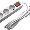 Entac tcd ra 3v 1,5m cable acodado con enchufe plano + interruptor blanco - 6872626
