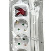 Enzo entac tcd ra 3v 1,5m snoer met 2xusb +schakelaar wit - 6872632
