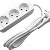 Entac tcd ra 3v 1,5m cavo angolato bianco con spina piatta bianco - 6872624