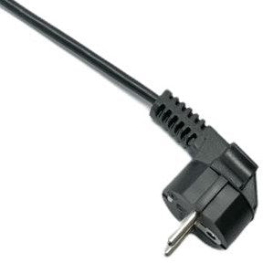 Enzo aansluitsnoer 3x1 3,0 meter zwart pvc 1066242
