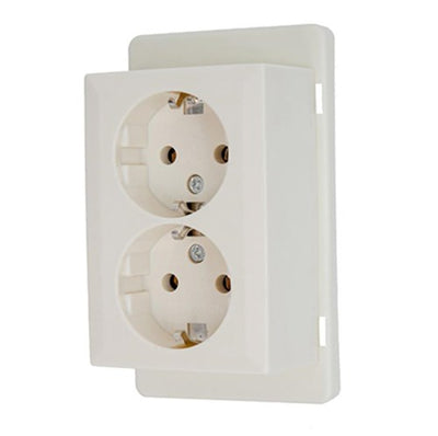Caja de conexiones para cables incl. 1 crema para baño