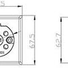 Enzo abl perilex opbouw stopcontact | 16 a - 4052960