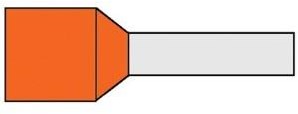Virola Enzo aislada 0,5x8 naranja 4421010