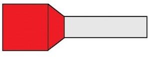 Virola Enzo aislada 1,5x8 roja 4421040