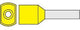 Enzo ferrule insulated twin 6.0x14 yellow - 4422070