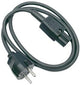 Enzo apparaatsnoer nn 1 mtr 155g zwart 1066700