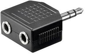 Enzo audio adapt 3.5 jack st -> 2 cont 3.5 7507900