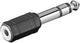 GOOBAY Adaptador 3.5 mm Jack> 6.35 mm Jack
