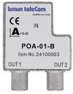 Enzo braun telecom push on iec splitter poa 1-upc - 2080040