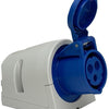 Enzo cee 3p 16a 230v opbouw wcd blauw - 6315130