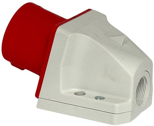 Enzo cee 4p 32a 400v opb wcd rosso con spinotti - 6315168
