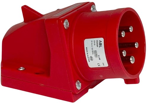 Enzo cee 5p 32a 400v opb wcd rosso con spinotti - 6315178