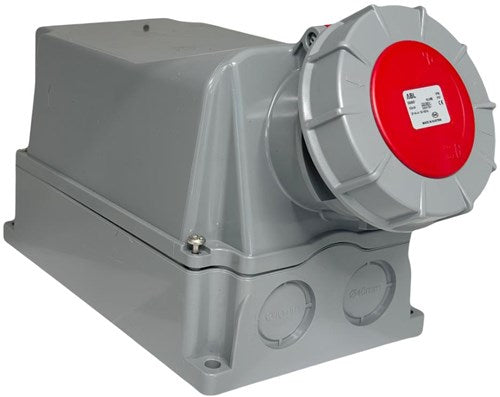 Enzo cee 5p 63a 400v opbouw wcd rood ip-67 - 6315184