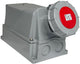 Enzo cee 5p 63a 400v opbouw wcd rood ip-67 - 6315184