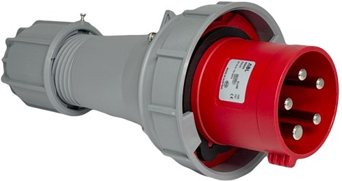 Enchufe enzo cee 5p 63a 400v rojo ip-67 - 6315180